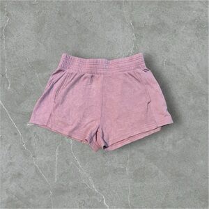 Hippie Rose Pink Waffle Knit Women’s Shorts